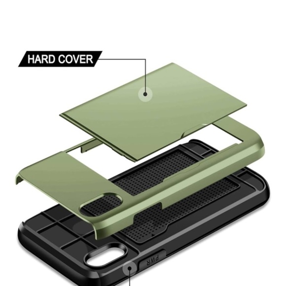 2 iPhone X/XS Case Black and olive - Picture 16 of 17
